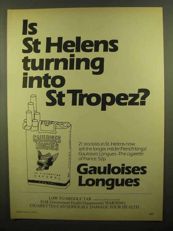 GAULOISES BLONDES YELLOW@400CG.PACK (30 Australia