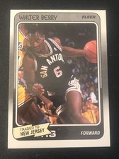 1988-89 Fleer Walter Berry #102 Rookie