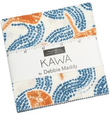 Moda KAWA Charm Pack 100 Cotton 5-inch Precut Fabric Squares 42 pcs OOP