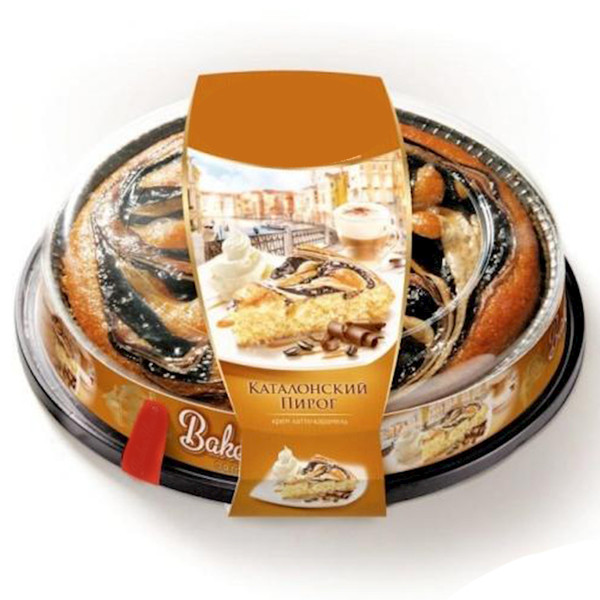 Paquete de 2 tartas con leche de chocolate caramelo