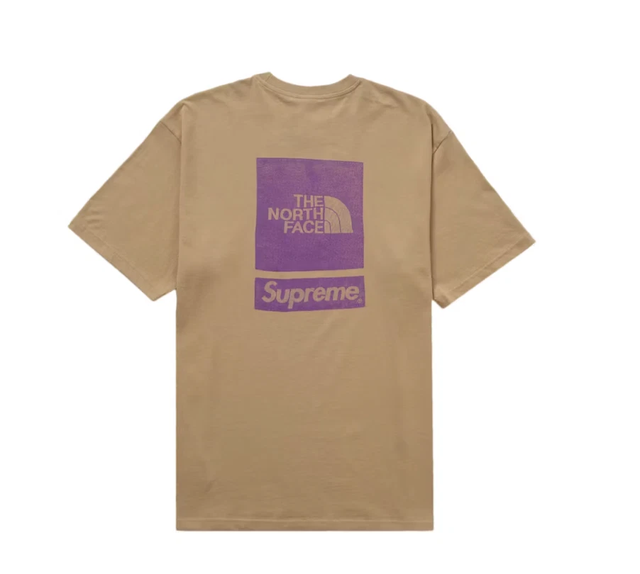 Tee shirt Supreme The North Face S/S   Taille Grande   Khaki   NEUF