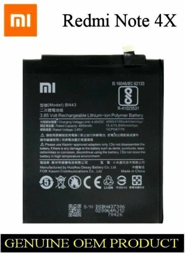 Baterias de Celular Xiaomi para Xiaomi Xiaomi Redmi Note