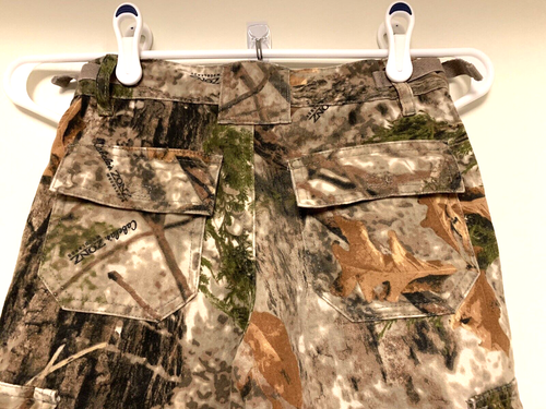 Cabela's camouflage boys 8 Jeans Pants Camo Brown 23" inseam 24" Adj waist - Picture 7 of 9
