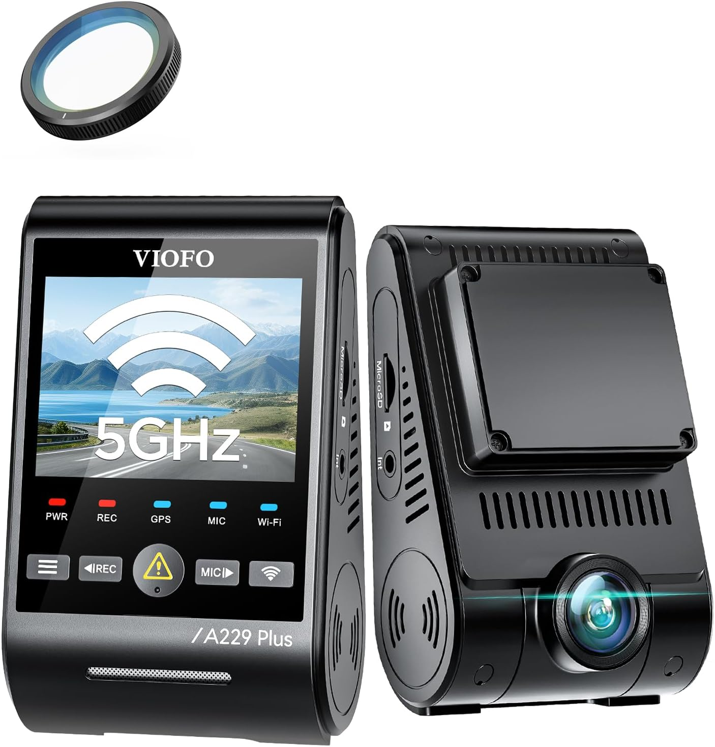 A229 Plus Dash Cam Bundle with Dual STARVIS 2 Sensors and CPL 2CH