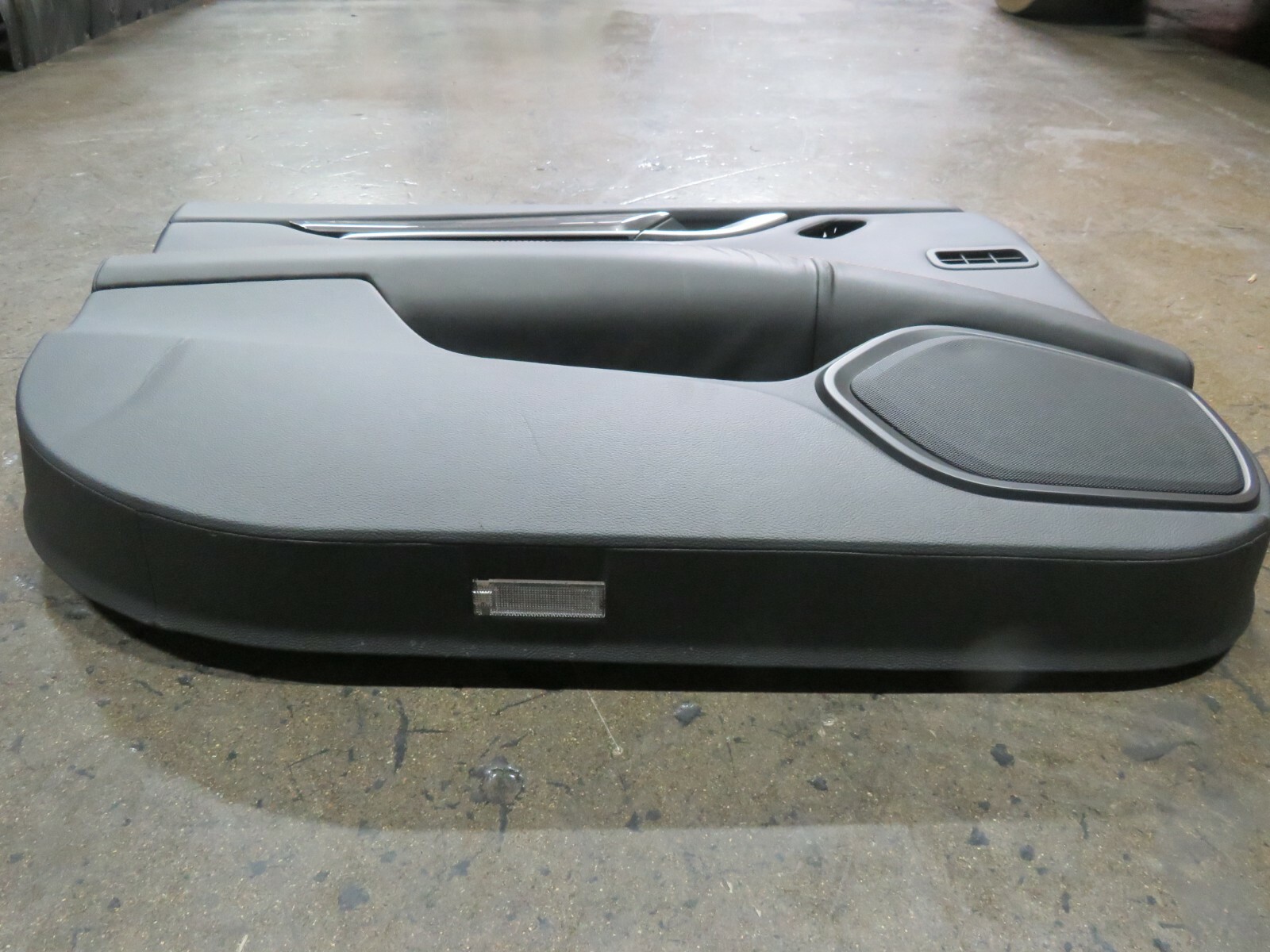Maserati Ghibli, LH, Left, Front Door Trim Panel, Black, Used, P/N 6700234940