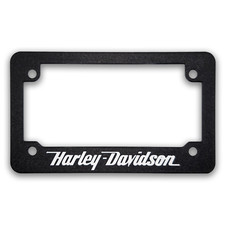 For Harley Davidson Motorcycle Script Textured License Plate Frame (ALL MODELS)