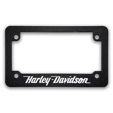 For Harley Davidson Motorcycle Script Textured License Plate Frame (ALL MODELS)