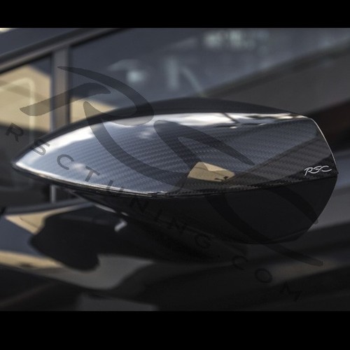 Lamborghini Huracan LP610 & LP580 Carbon Fiber Slip On Mirror Covers By XMC - Picture 8 of 12