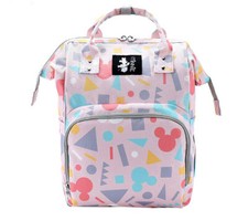 Disney MINNIE MOUSE PINK BABY DIAPER Mommy BAG BACKPACK Travel Tote KEYCHAIN Fob