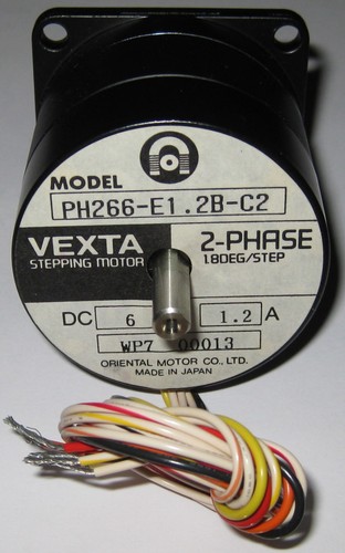 Oriental Motor Vexta PH266-E1 Stepper Motor - 6V - PH266 - 8 Leads - Japan Made - Picture 3 of 6
