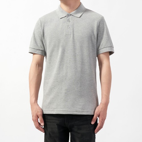 Men Casual Cotton Blend Short Sleeve Shirt Ribbed Top Solid Soft Classic Fit Top - Bild 3 von 18