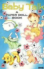 VINTGE 1960s BABY TALK PAPER DOLL RARE Cute ORIG SIZE UNCUT REPOR READ ALL