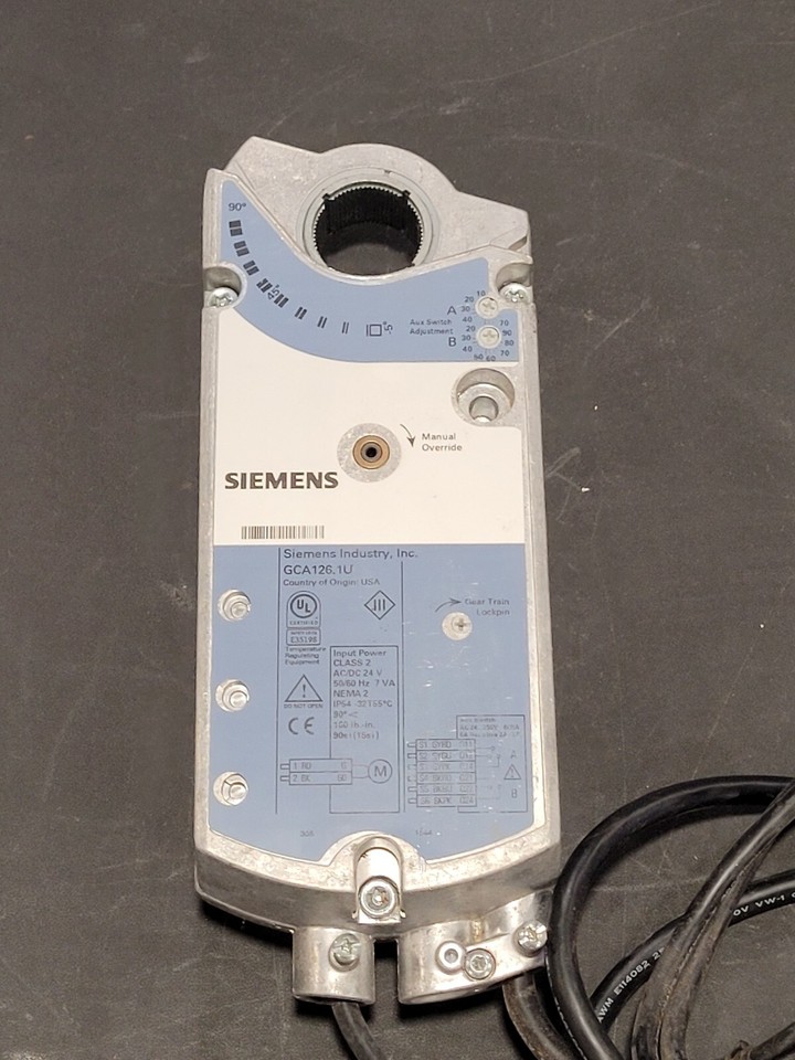 GCA126.1U: OpenAir Damper Actuator, SR, 160 lb-in main image 1