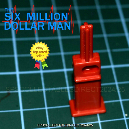 Vintage The Six Million Dollar Man Original Lifting Arm Button 1974 FREE POST UK - Picture 12 of 14