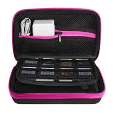 AUSTOR Case for  New 3DS XL (Black+Rose)