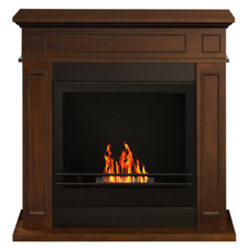 Camino A Bioetanolo Biocamino Caminetto Da Terra Jefferson Marrone L 89,5