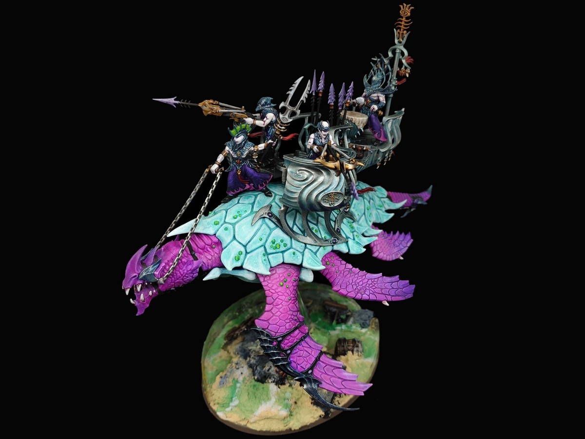 Akhelian Leviadon - Warhammer Fantasy Age of Sigmar PAINTED Akhelian Leviadon - Warhammer Fantasy Age of Sigmar PAINTED