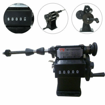 Dual purpose Manual /Coil Winder Hand Coil Winding Machine 0-99999 USA SALE