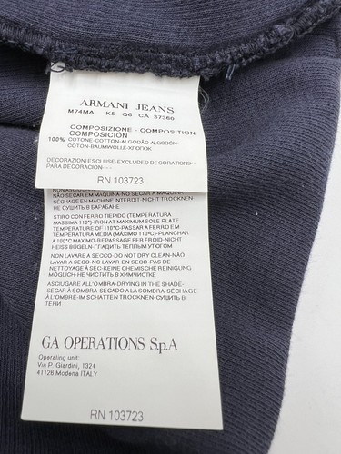Emporio Armani Reißverschluss Hoch Pullover Outwearlinie Herren Größe M - Bild 8 von 12
