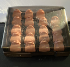 Remington H9000 Heated Hot Rollers Clips Tested Works 19 Pearl Ceramic