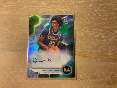 2023-24 Bowman Best University Basketball Devin Williams Refractor Auto 75/125