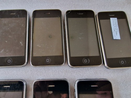 Joblot 10x Apple iPhone 3g 3gs A1241 A1303 Untested Read Description - Afbeelding 4 van 24