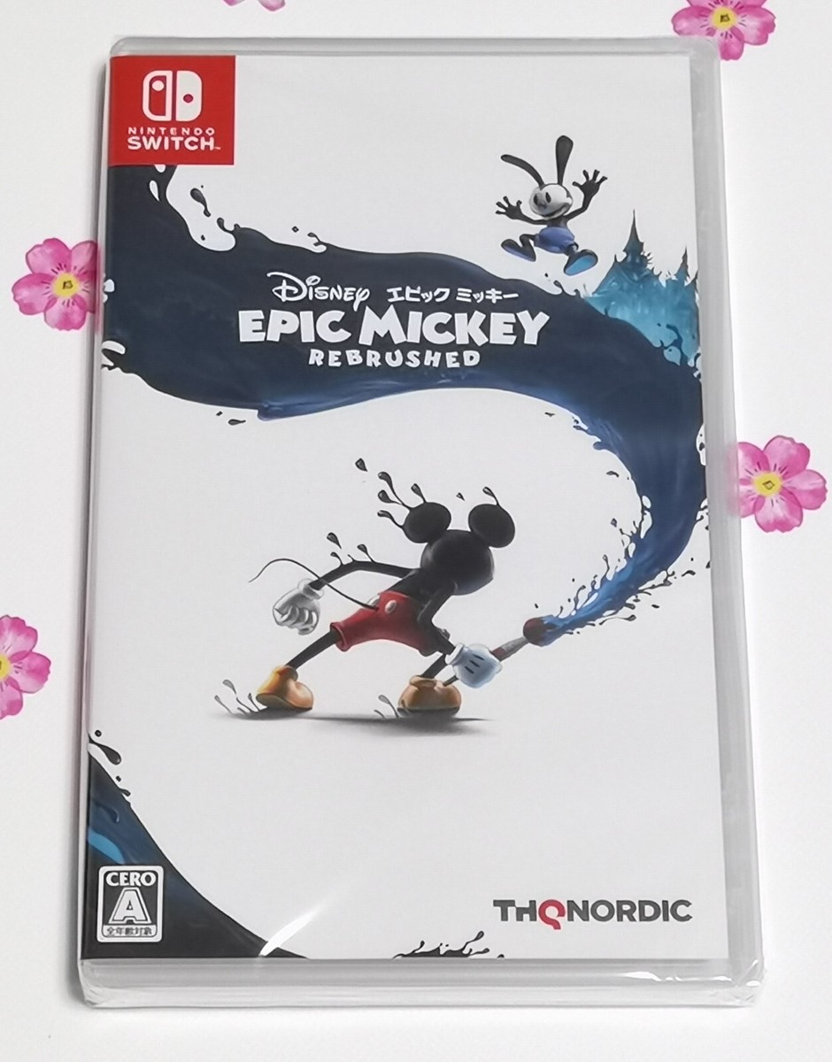Disney Epic Mickey: Rebrushed (Nintendo Switch game) Japan Import