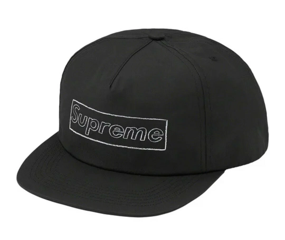 Supreme X Kaws X New Era   Casquette 5 panneaux logo boîte à craie   Deadstock   Neuf