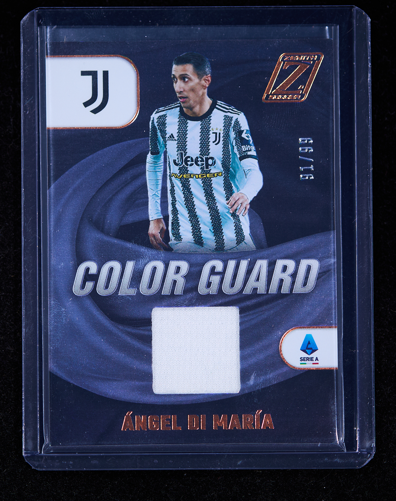 Angel Di Maria 2022-23 Panini Chronicles Zenith Serie A Color Guard Patch 91/99