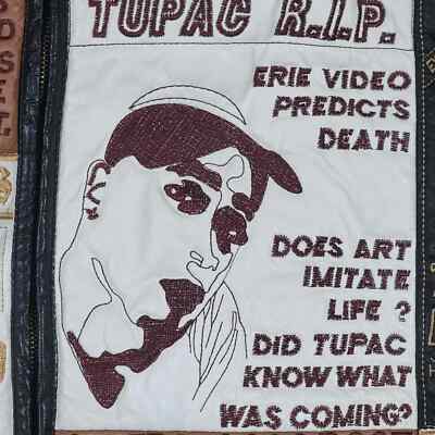 Tupac 2pac Shakur Vintage 90s Leather Jacket | eBay