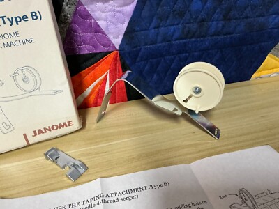 Janome - Overlock Serger Taping Foot with Tape Reel (Type B)