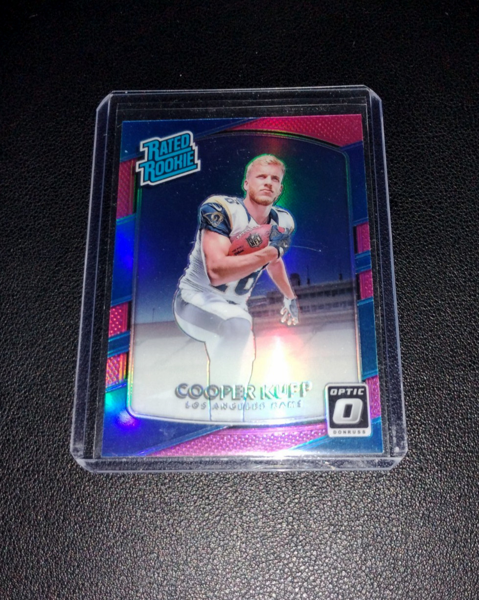 Cooper Kupp RC 2017 Donruss Optic Rated Rookie #179 Pink Prizm Seahawks SB