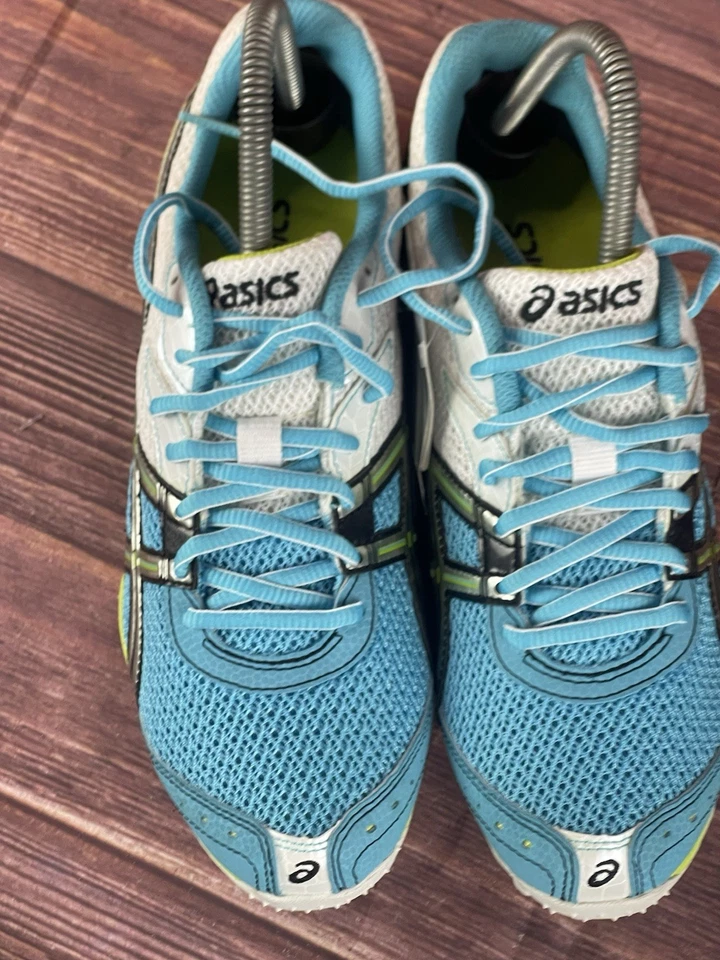 Asics Hyper Rocketgirl XC Womens Size 9.5 Blue Gray Running Shoes Sneakers New - Image 4 of 4