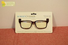 ICU Eyewear Screen Vision Blue Light Filtering Rectangular Glasses