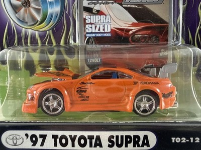 Muscle Machines Die Cast Import Tuner '97 Toyota Supra Orange Bent