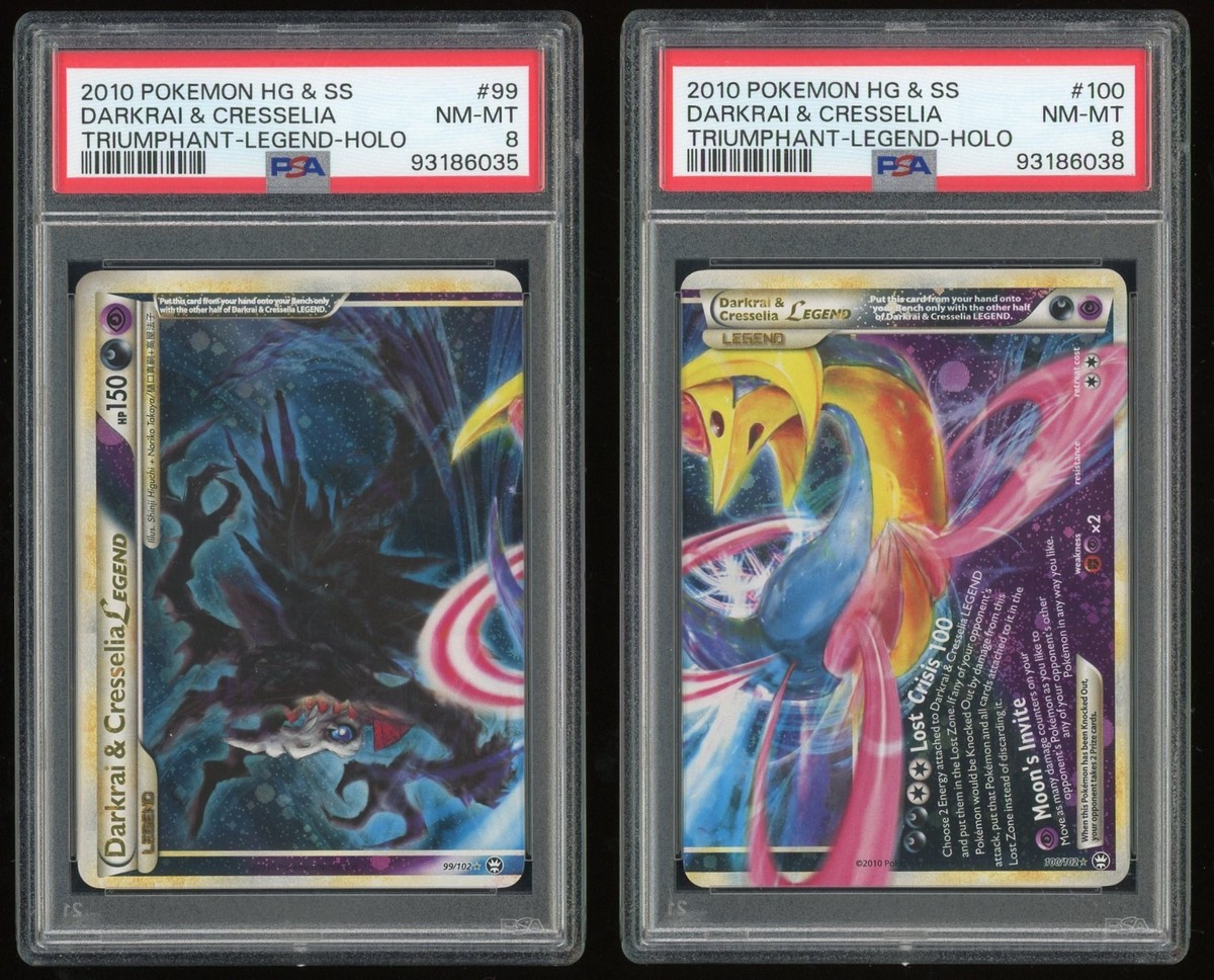 PSA10 ダークライ＆クレセリアＬＥＧＥＮＤ 2010 Pokemon Triumphant Legend Darkrai & Cresselia Holo SET #99