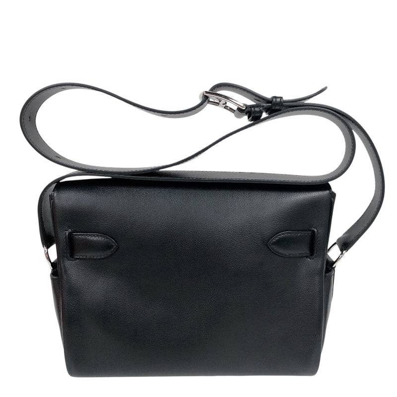 HERMES Kelly Messenger PM Black Shoulder Bag K Stamp #OKB4616 image 3