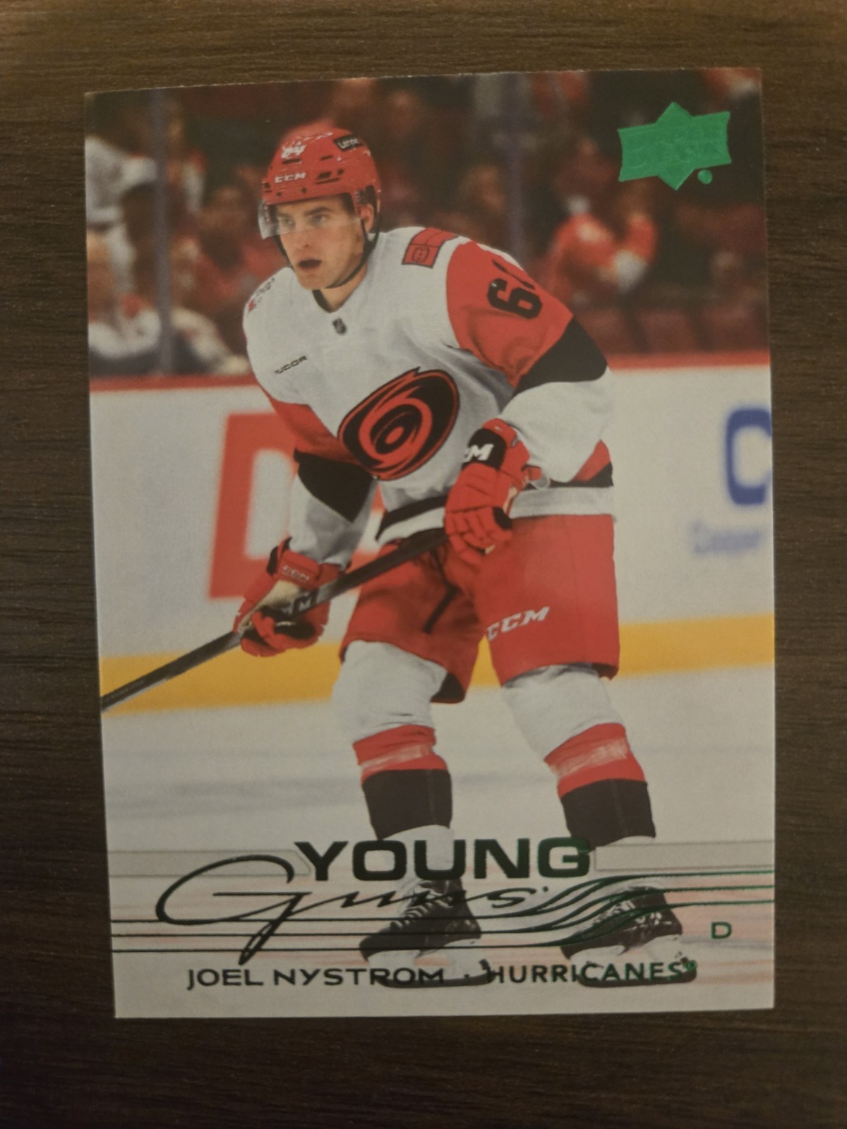 Upper Deck 2025-26 Young Guns Holiday Joel Nystrom Carolina Hurricanes #482