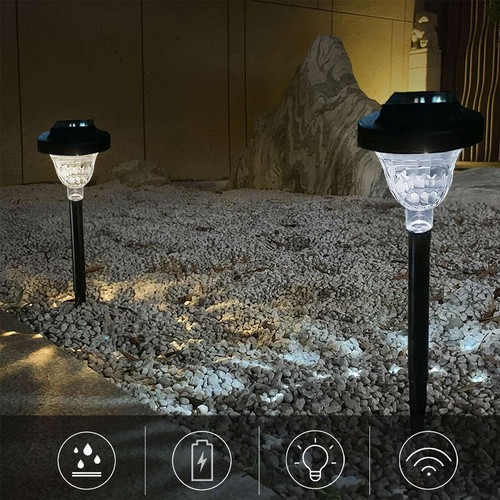 2pcs Solar Stake Light Outdoor Spotlight Garden Pathway Lawn LED Landscape Lamp - Picture 14 of 18