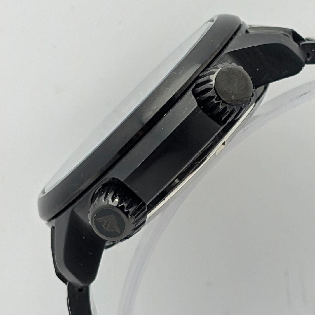 CITIZEN Watch PROMASTER B877-R005618 Eco-Drive Solar All Black Quartz Pre-Owned image 6