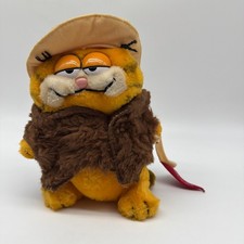 Vintage 1981 DAKIN Plush Garfield The Cat "BCOC Big Cat On Campus" College 10"