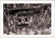 WW2 Photo of Sailors Treating Wounded on Ship Deck
