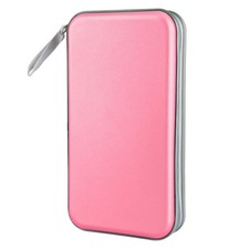 80Capacity CD DVD Case Holder Wallet Hard Plastic Storage Binder for Home Office