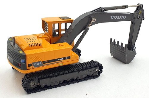 Cararama 1/50 Scale Diecast 560 - Volvo EC280 Excavator - Orange - Picture 2 of 5