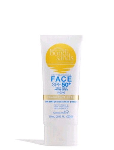 Bondi Sands Face Sunscreen Lotion LSF 50+ ohne Duft 75 ml
