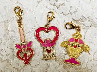 Sailor Moon Charm Set 3 Premium Bandai Authentic Fashion Accessoires