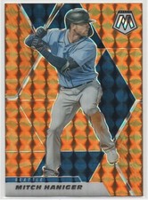 Mitch Haniger 2021 Panini Mosaic Mosaic Reactive Orange #12  Seattle Mariners