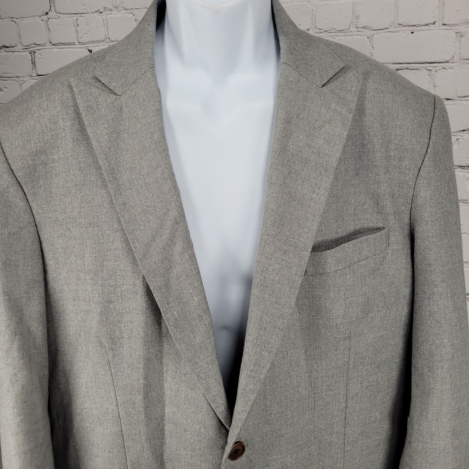 Studio Suits Grey 2 Button Double Vented Peak Han… - image 6
