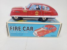 Schylling Friction Classic Tinplate Fire Car - NEW with Box