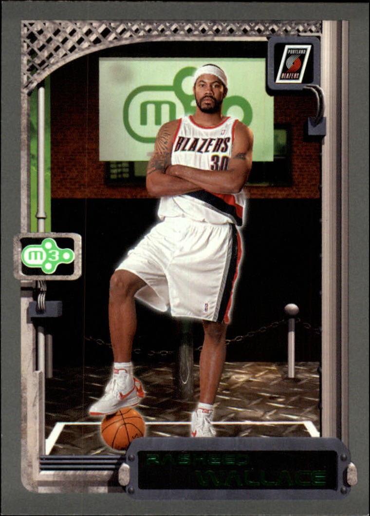 2003-04  Rookie Matrix #81 Rasheed Wallace - BSK
